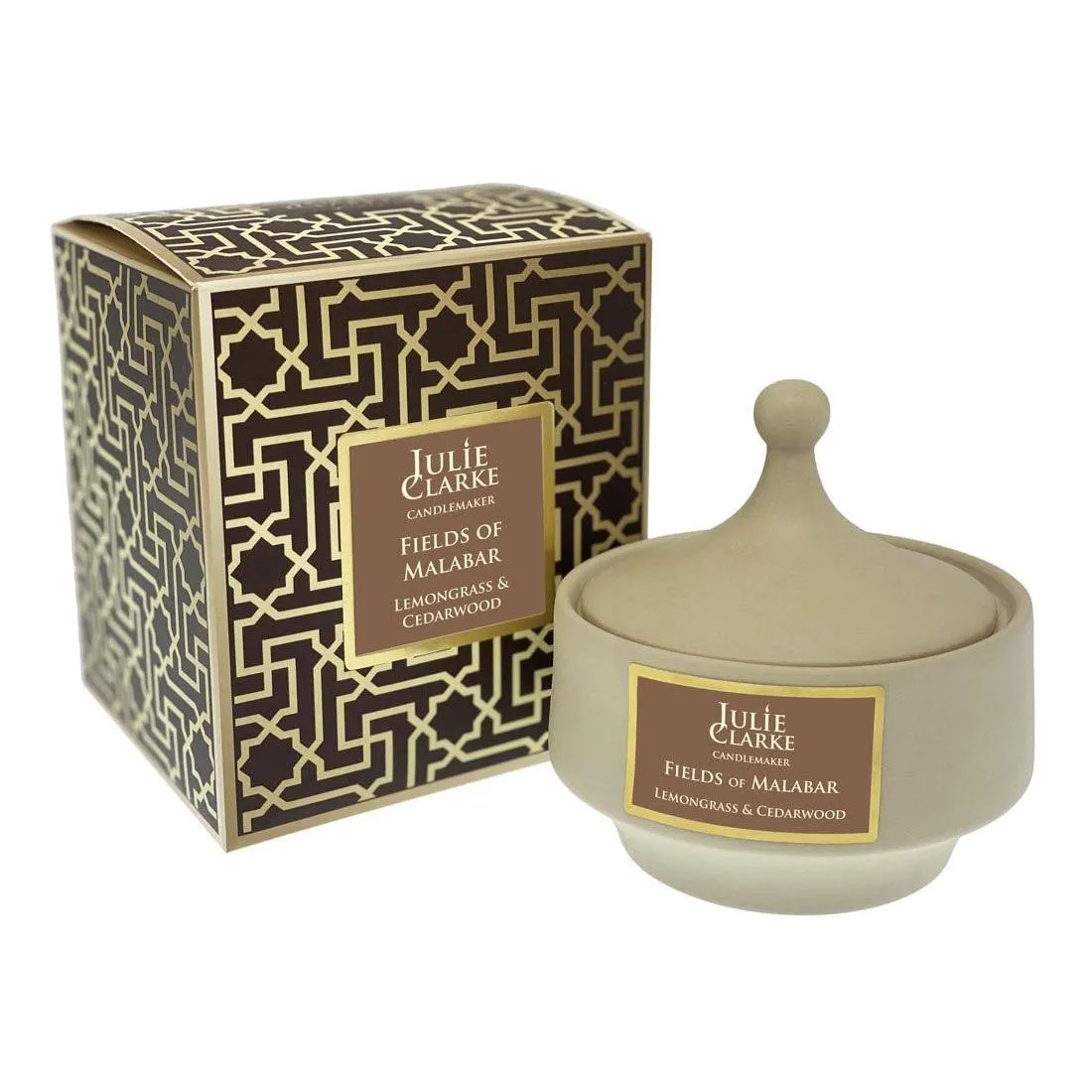(Available in 2 Colours) Fields of Malabar Candle by Julie Clarke
