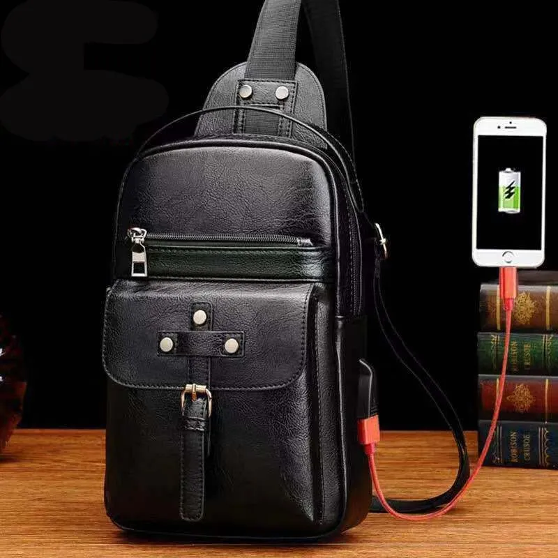 Backpack Waist Shoulder bag compatible with Ebook, Tablet and for BBK Vivo Y9s (2019) - Black