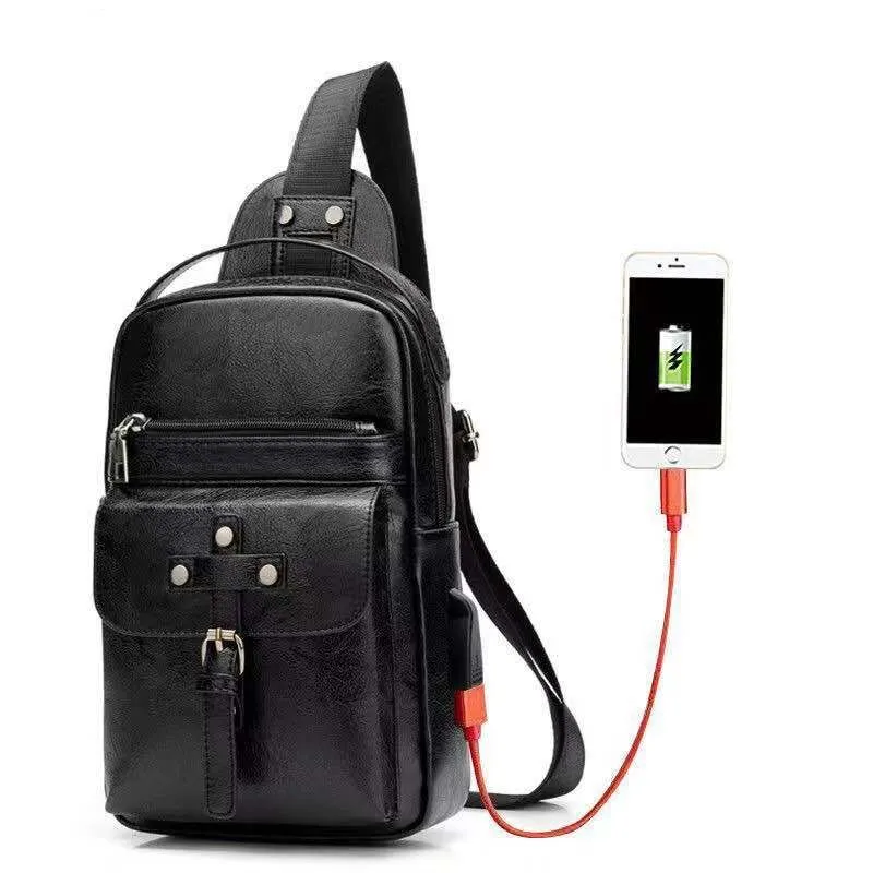 Backpack Waist Shoulder bag compatible with Ebook, Tablet and for BBK Vivo Y9s (2019) - Black
