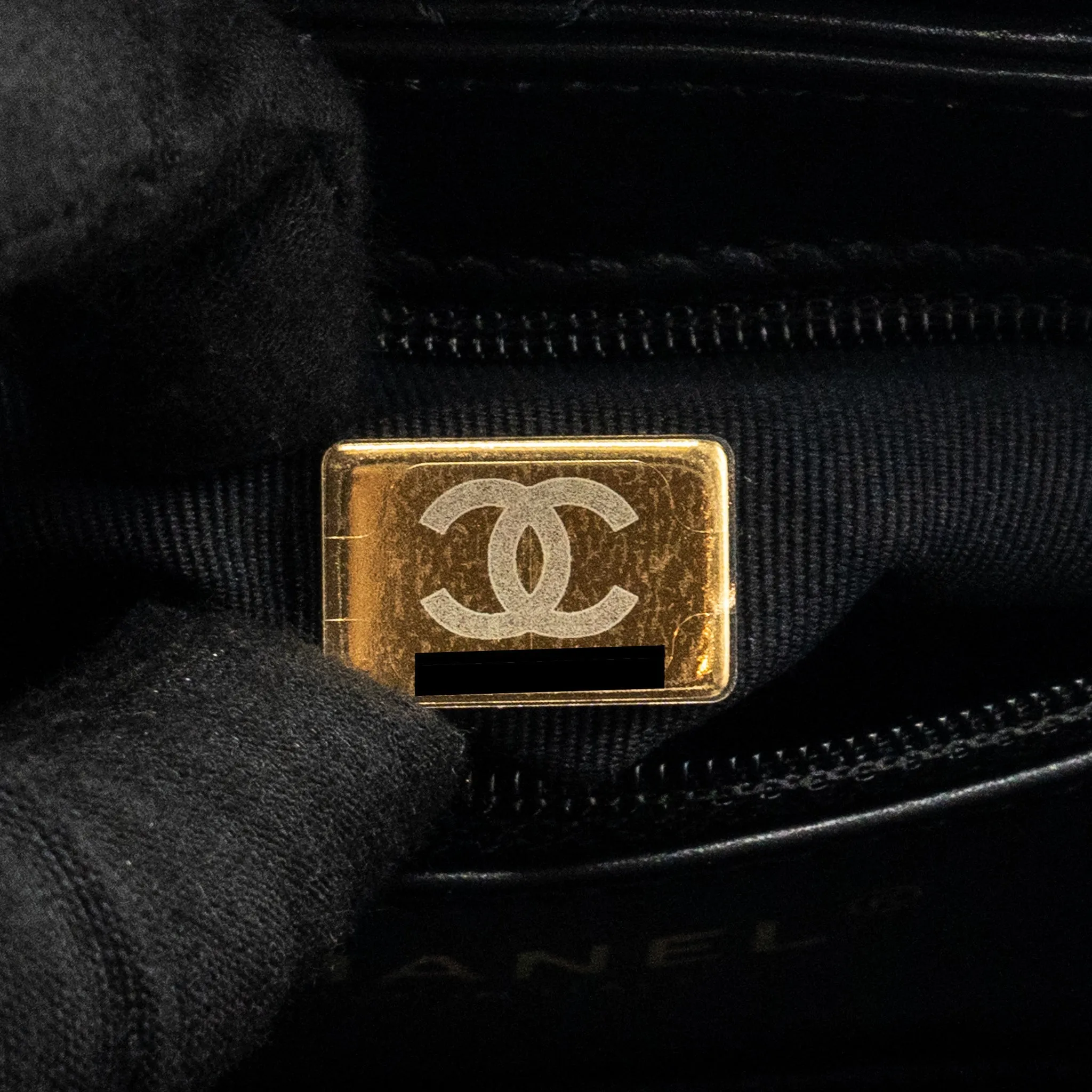 Chanel 24a Mini Shopping Tote/ Mini Kelly Calfskin Black GHW (microchip)