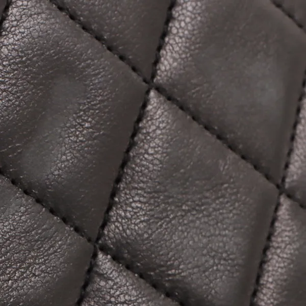 Chanel Around 1990 Made Full Flap Turn-Lock Chain Bag Mini Black
