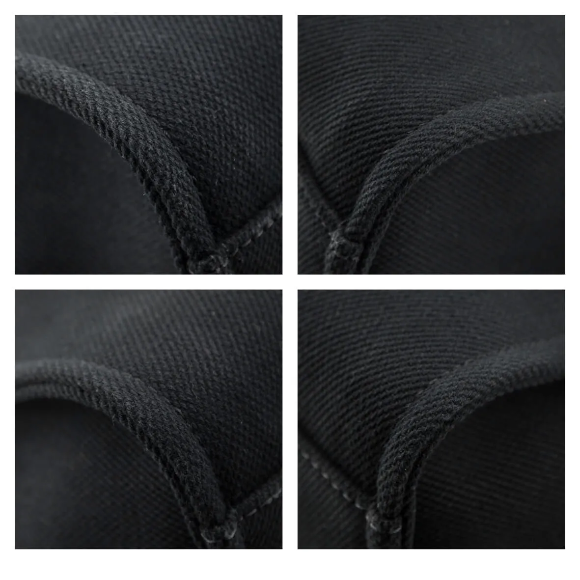 Chanel Black Canvas Mixed Fibers Pearl Large Deauville Tote