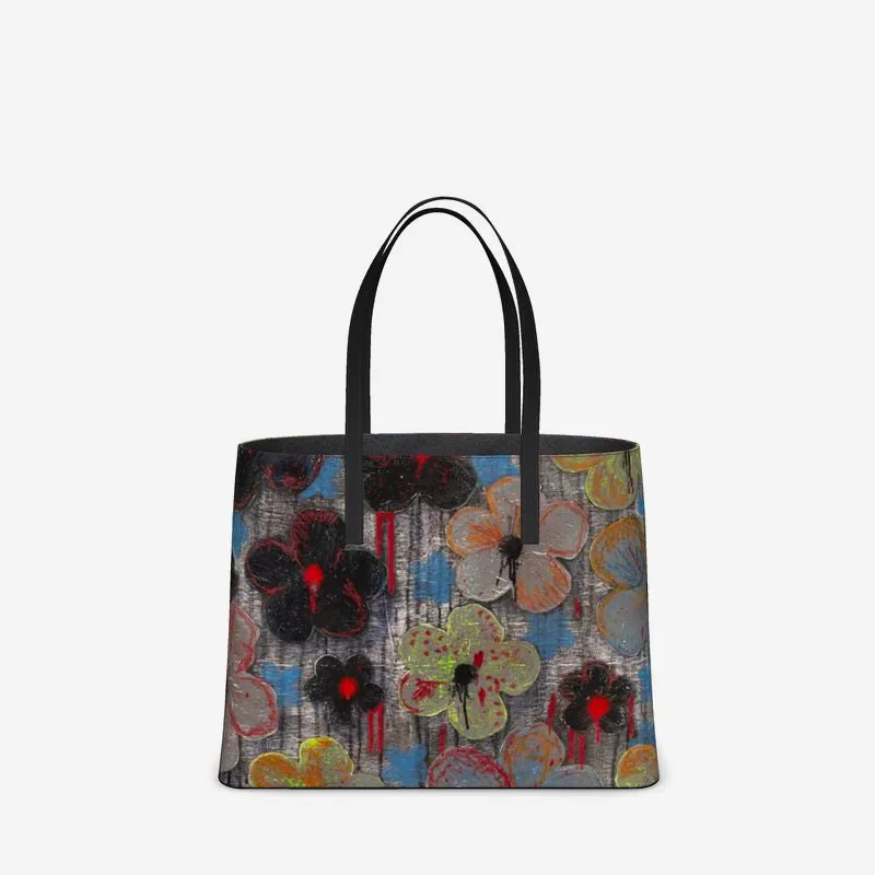 Electric Soul Leather Tote