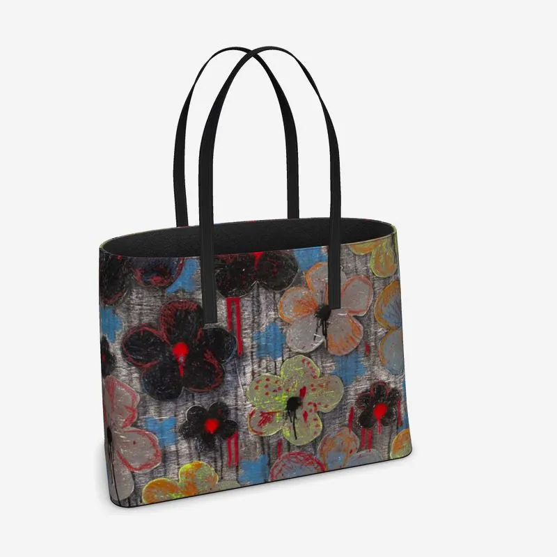 Electric Soul Leather Tote