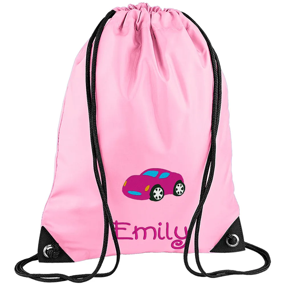 Embroidered PE Bag - Car