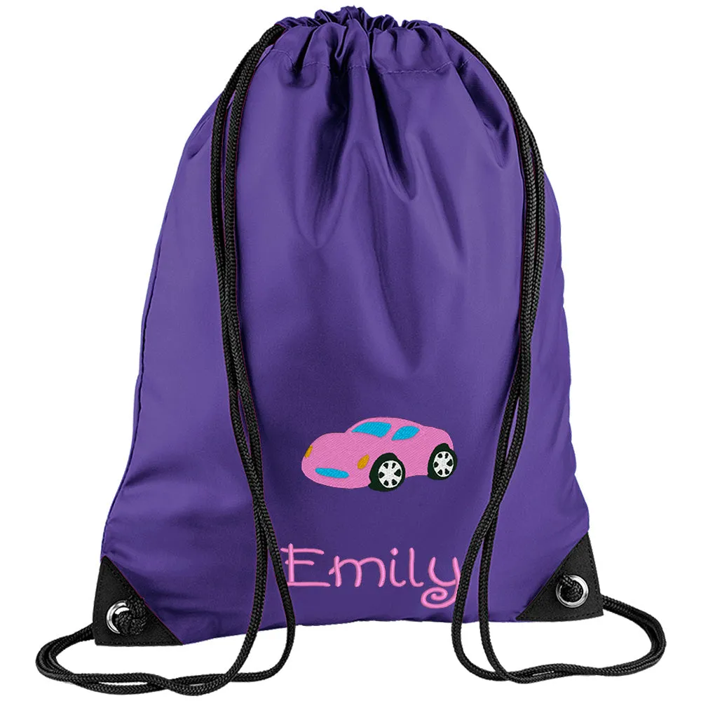Embroidered PE Bag - Car