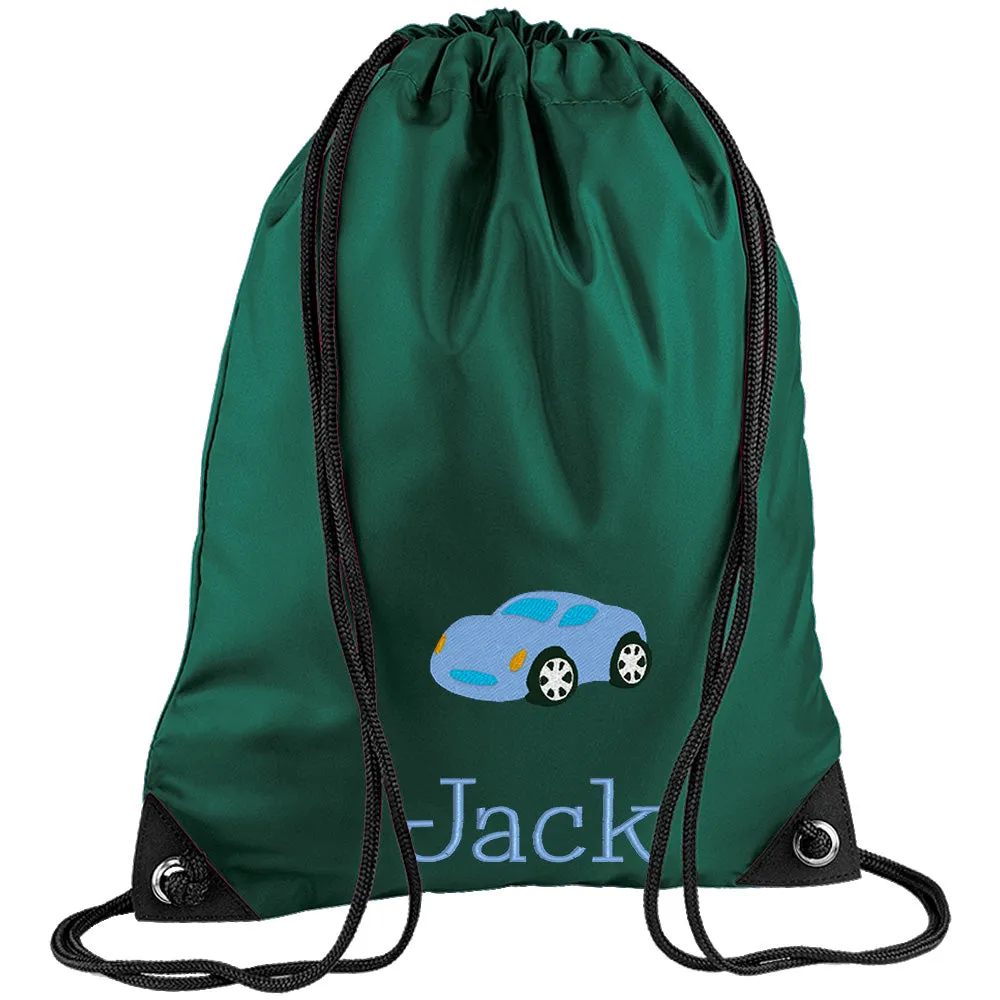 Embroidered PE Bag - Car