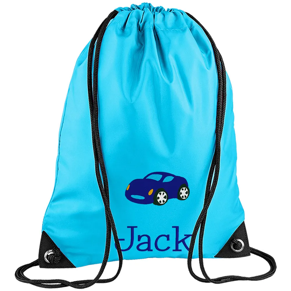 Embroidered PE Bag - Car