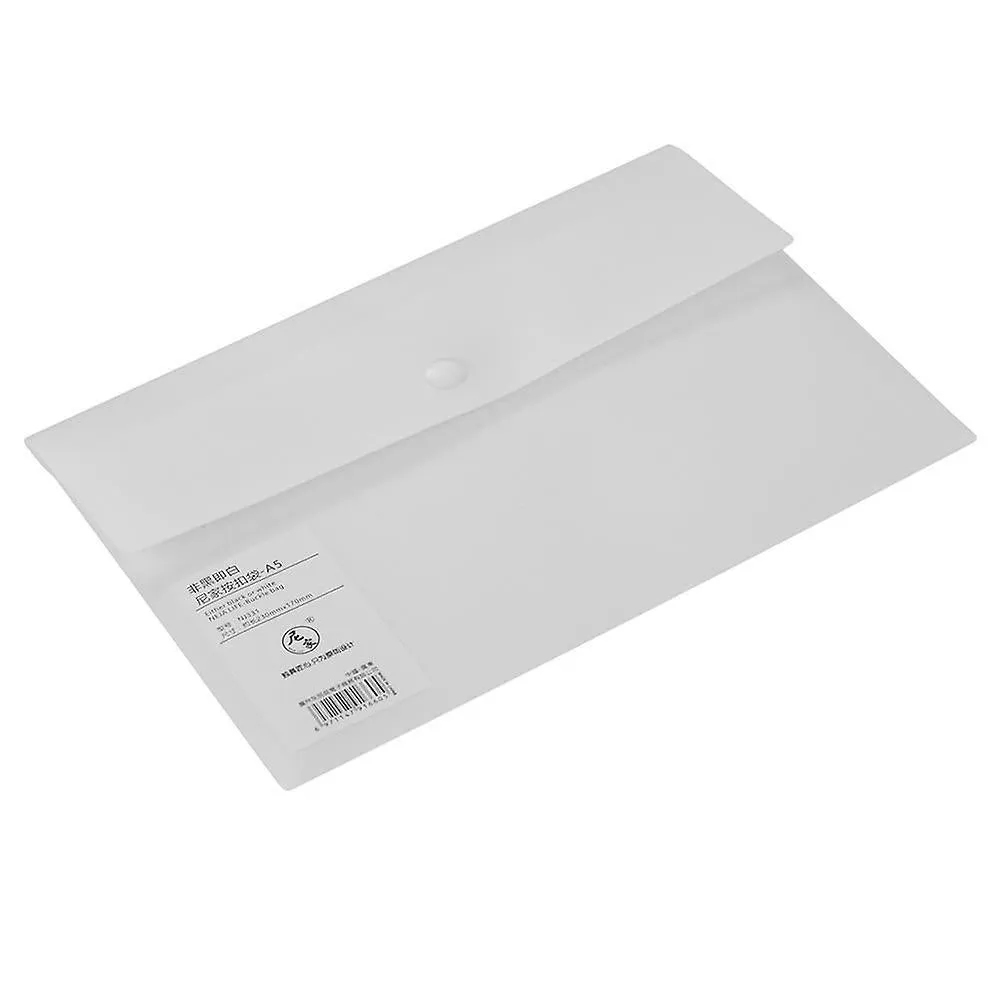 File Folders Envelope Storage Pouch Holder Paper Document File Organizer Bag With Snap