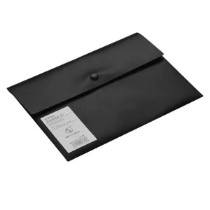 File Folders Envelope Storage Pouch Holder Paper Document File Organizer Bag With Snap