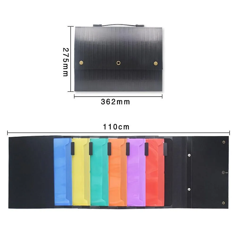 File Folders Wall Hanging Portable Storage Rack With Pockets expanding Structure