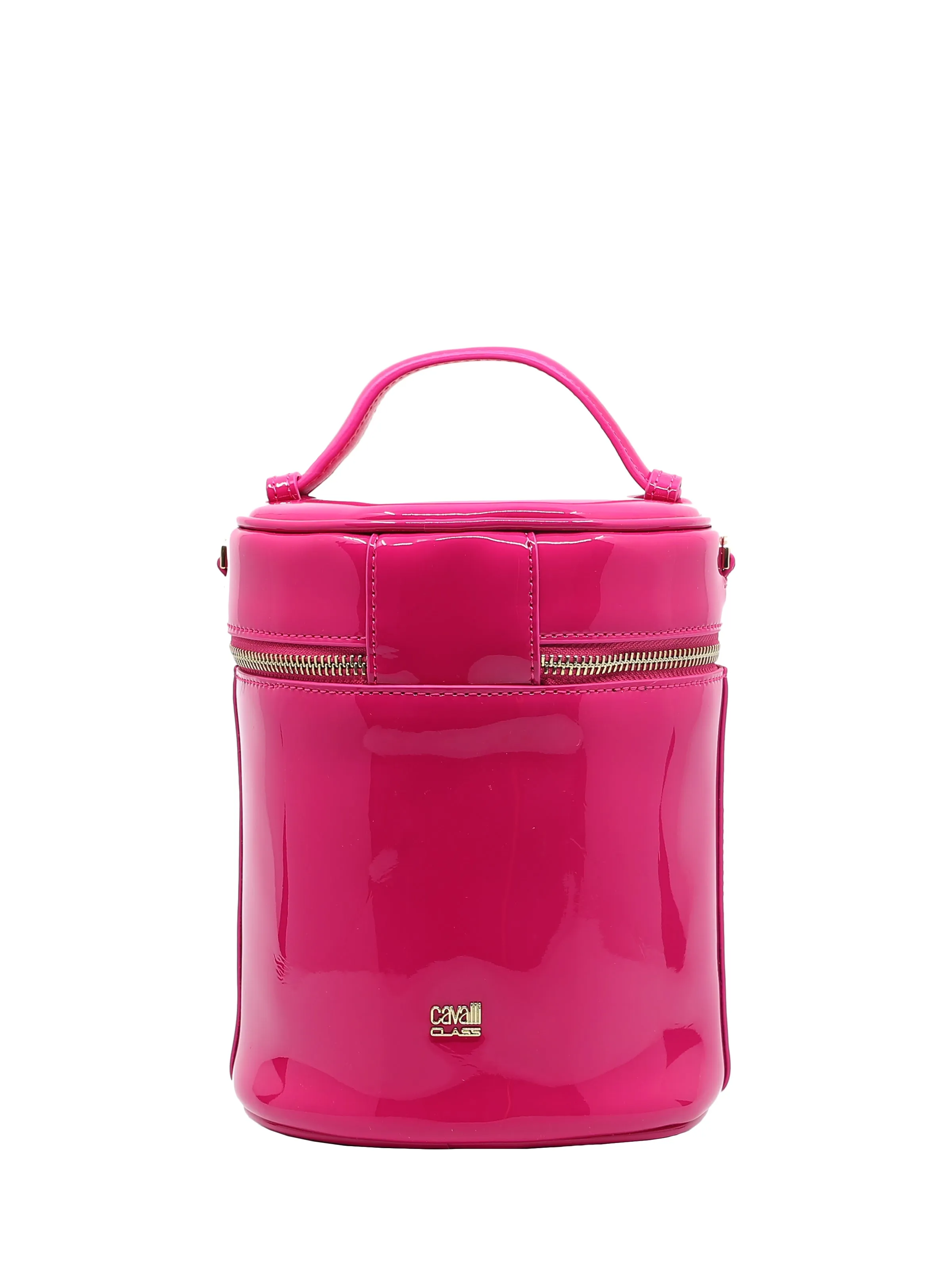 Fuchsia Gold-Toned Signature Bucket Bag 