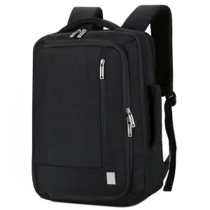 High Quality Backpack for Boys Nylon Anti-theft Waterproof Slim Commute Travel Bag with USB Charging Port