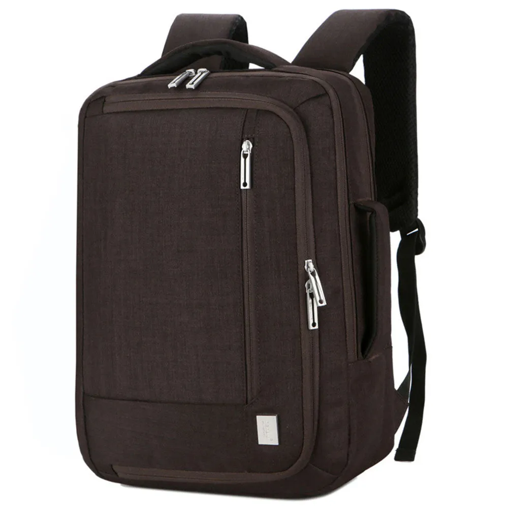 High Quality Backpack for Boys Nylon Anti-theft Waterproof Slim Commute Travel Bag with USB Charging Port