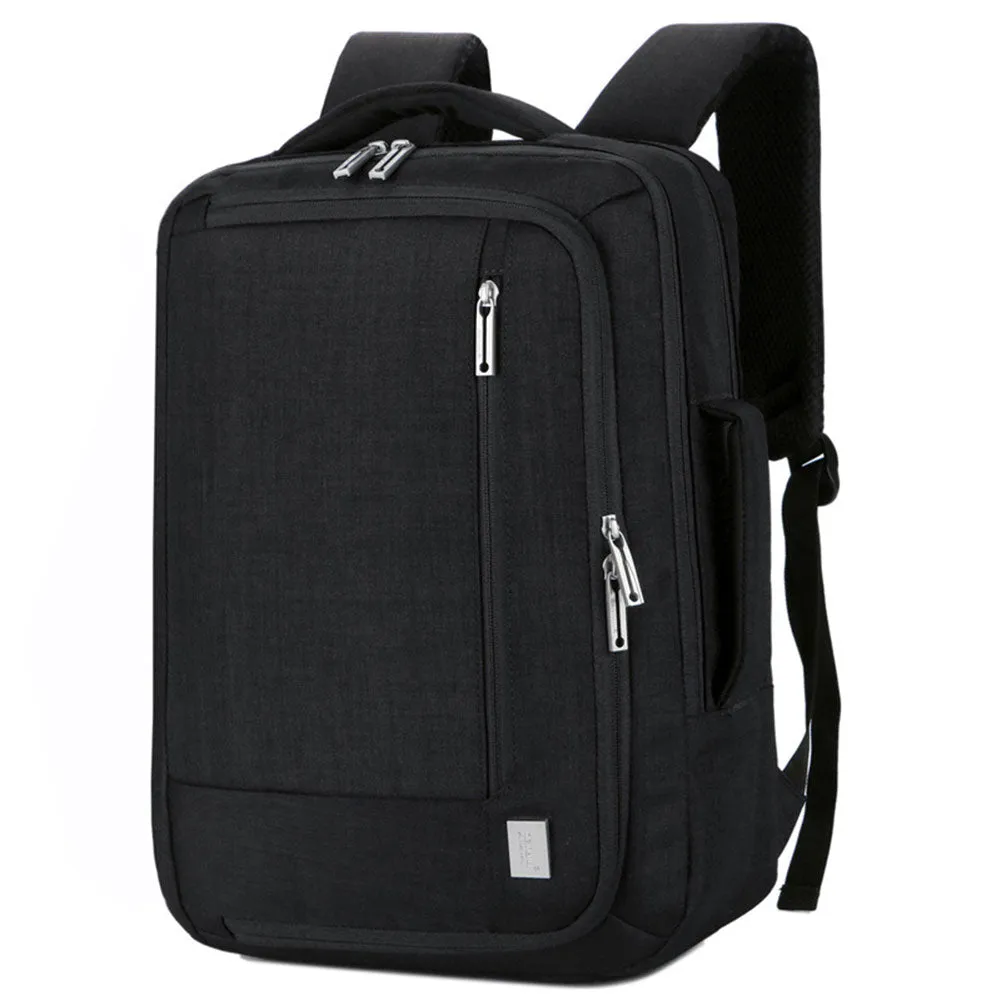 High Quality Backpack for Boys Nylon Anti-theft Waterproof Slim Commute Travel Bag with USB Charging Port