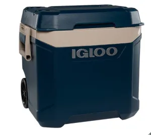 Igloo MaxCold Latitude Roller Cooler, 62QT, 58L