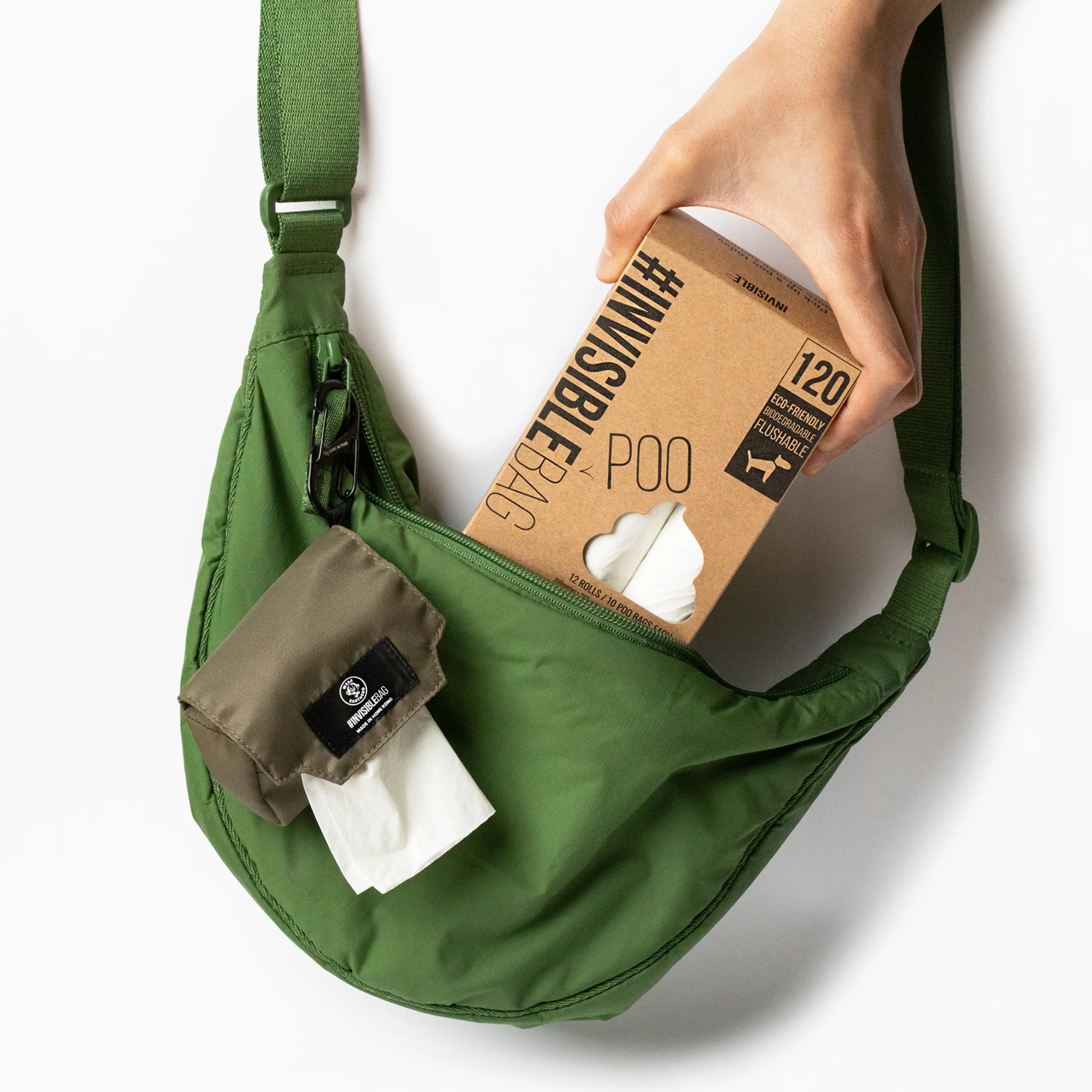 #INVISIBLEBAG x Wear Earthero Portable Outdoor Trash Bag Holder