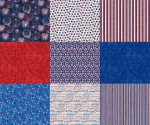 Itsy Bitsy Americana Panel