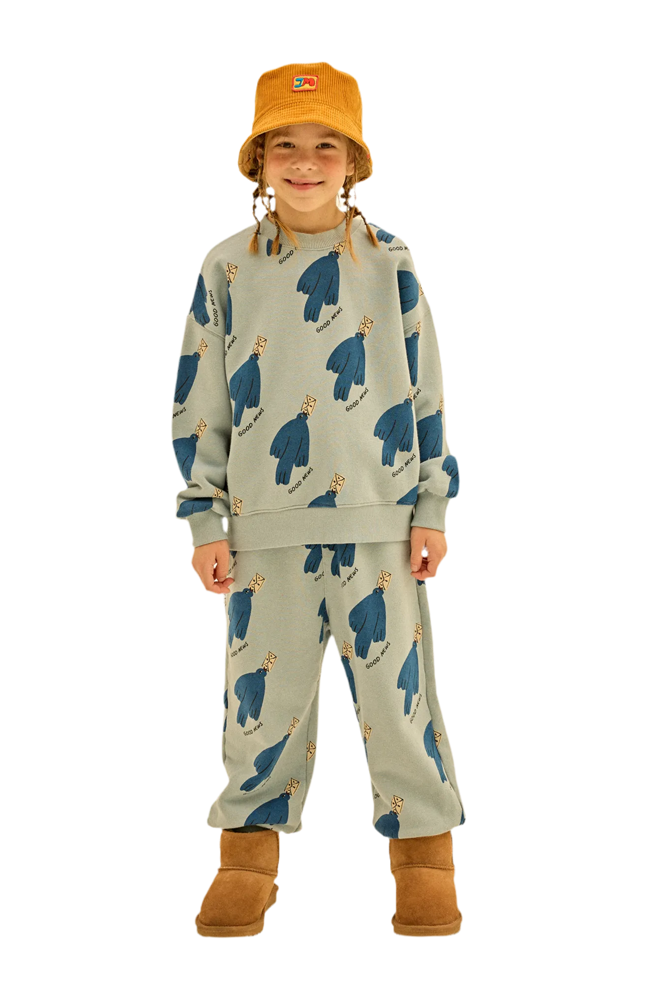 Jelly Mallow Birds Sweatshirt | Blue
