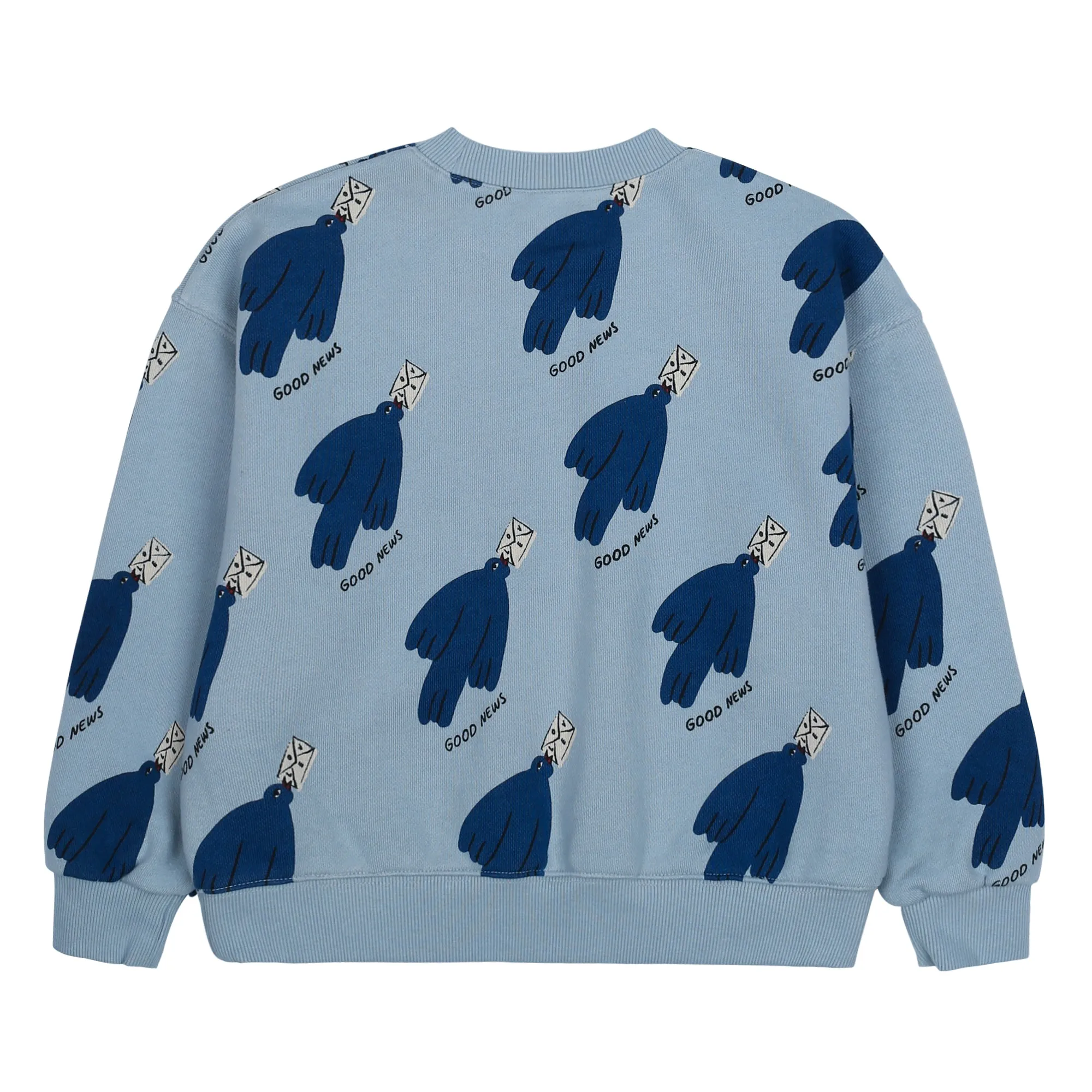 Jelly Mallow Birds Sweatshirt | Blue