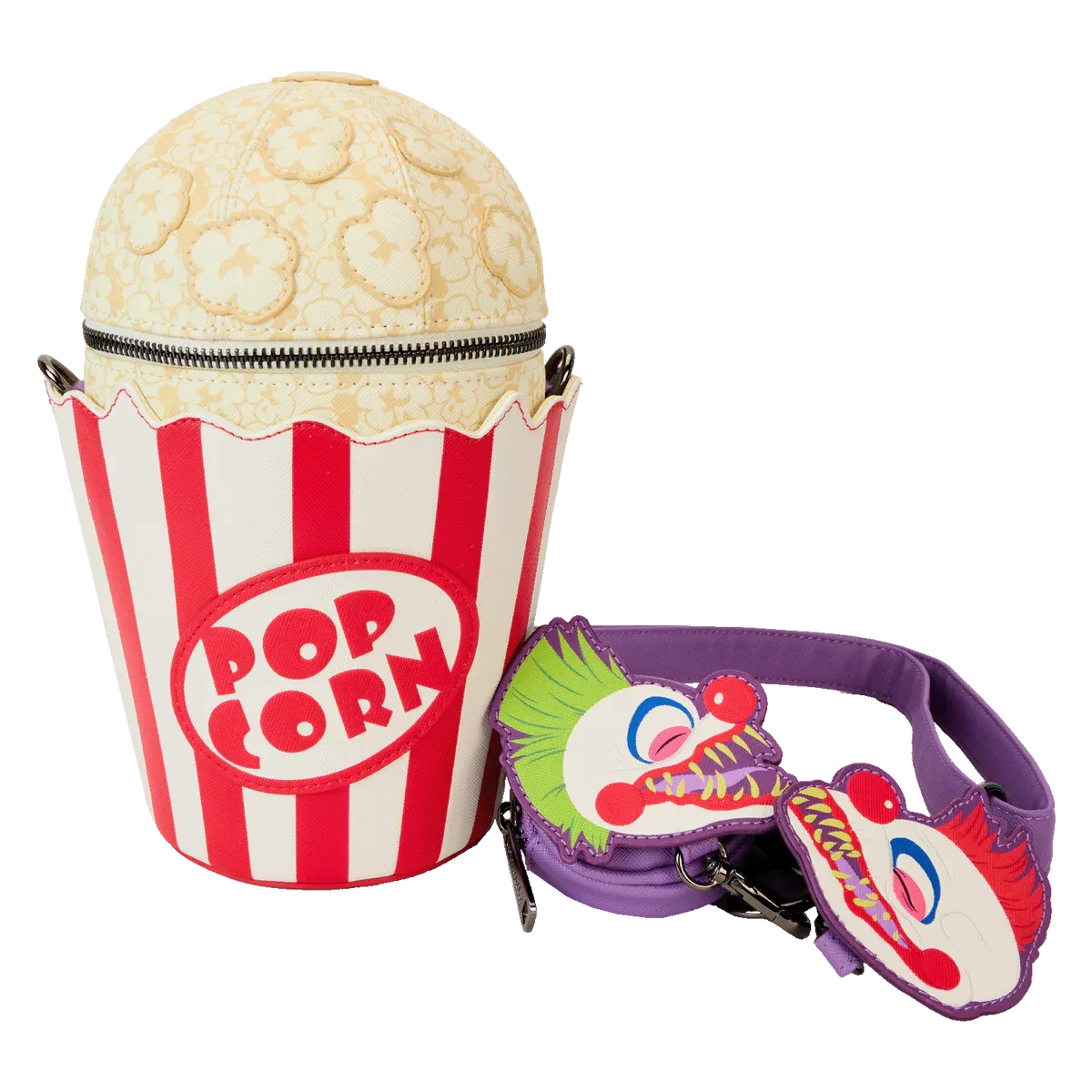 Killer Klowns from Outer Space Popcorn Crossbody Bag by Loungefly