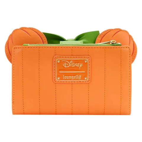 LF Disney Glow Face Pumpkin Minnie Flap Wallet