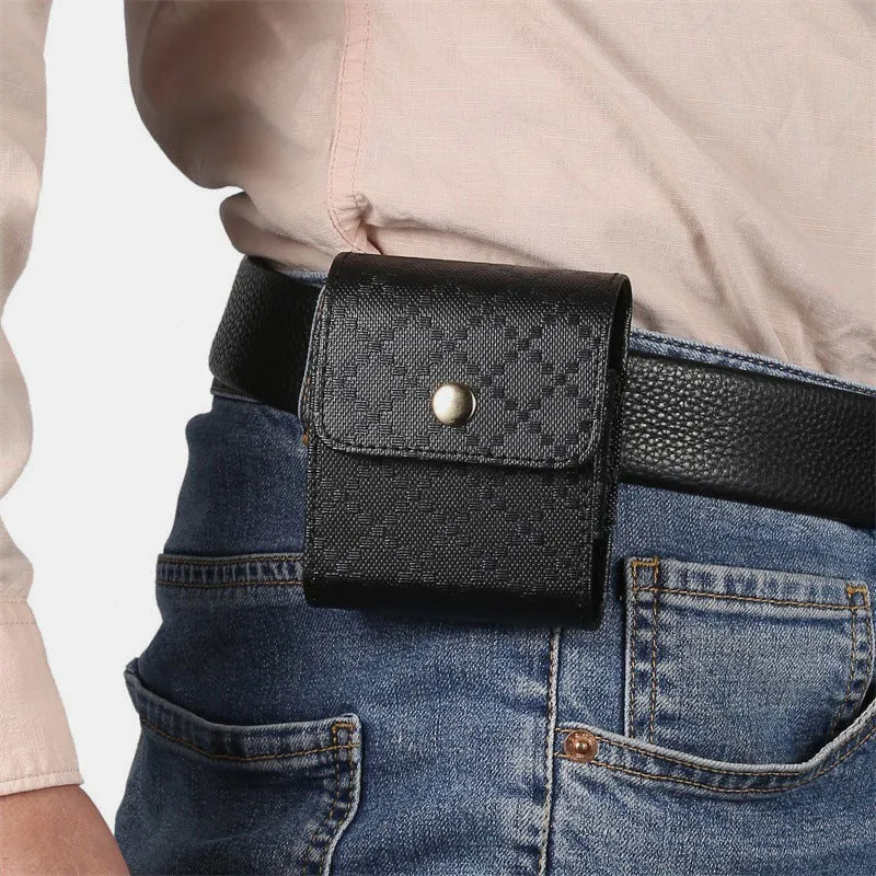 Mini PU Waist Bag EDC Pouch for Samsung Z Flip 3 Moto Razr
