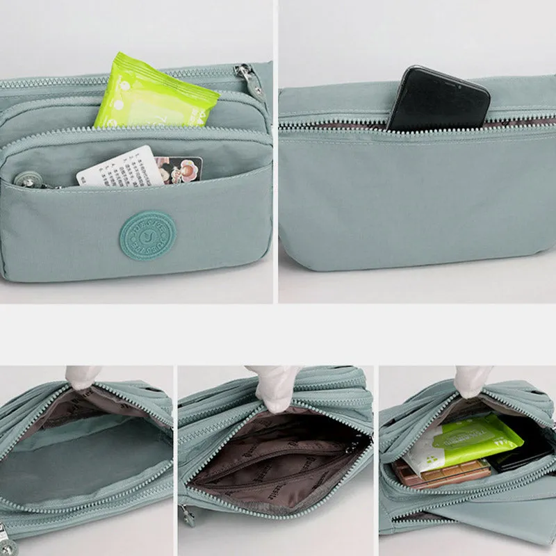Multi Pocket Lightweight Crossbody Adjustable Waist Pack Phone Bag