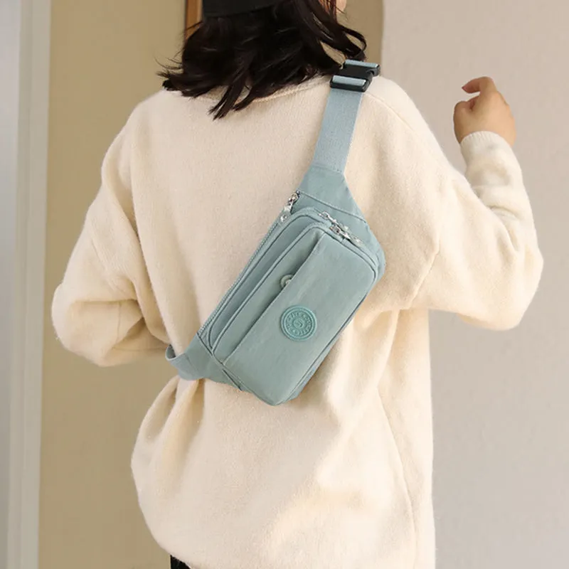 Multi Pocket Lightweight Crossbody Adjustable Waist Pack Phone Bag