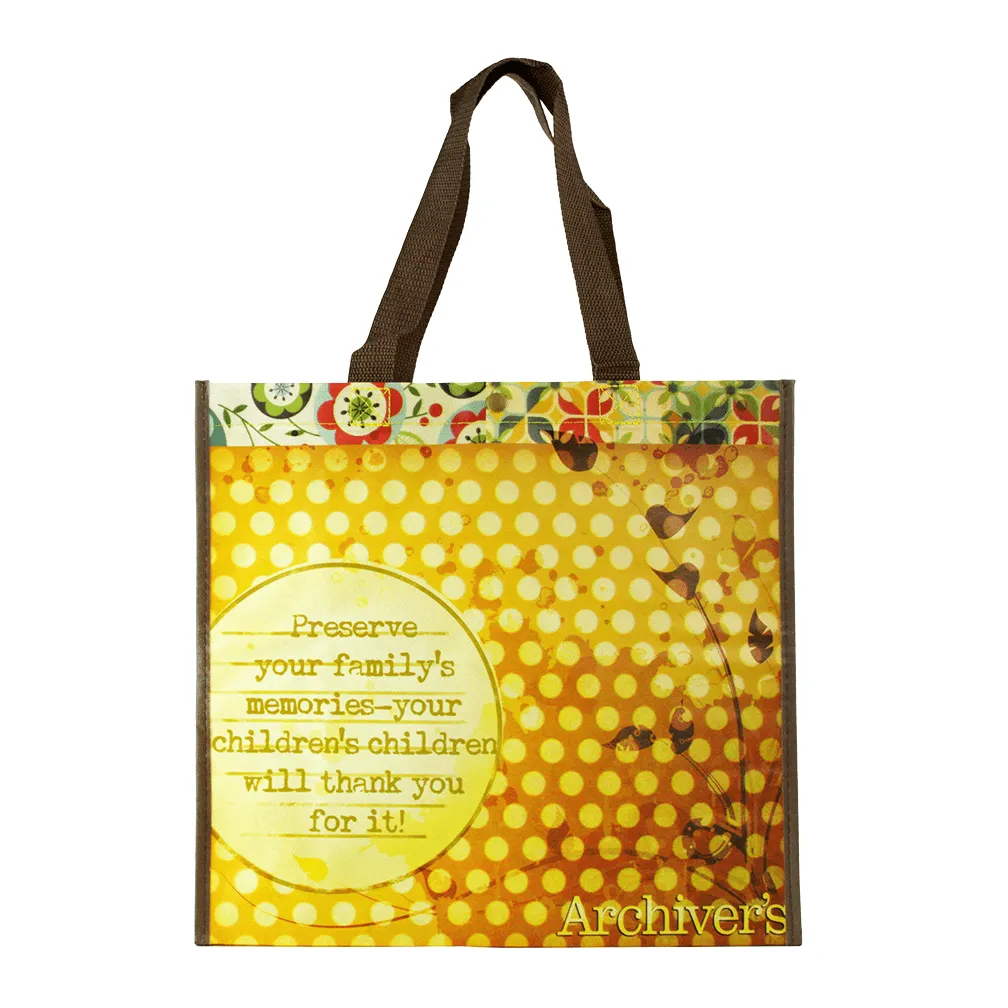 Non Woven Polypropylene Laminated Grocery Tote *Fully Customizable* Bag Ban Approved