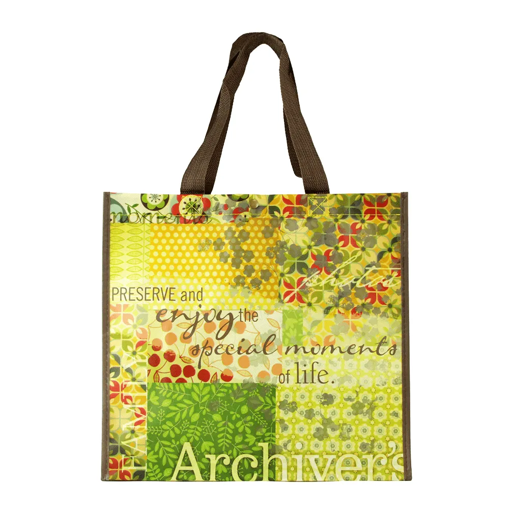 Non Woven Polypropylene Laminated Grocery Tote *Fully Customizable* Bag Ban Approved