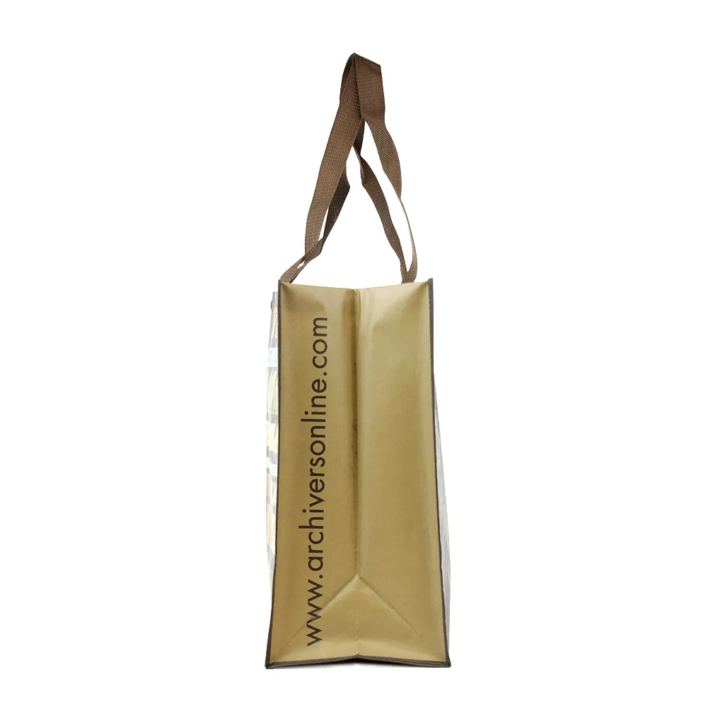 Non Woven Polypropylene Laminated Grocery Tote *Fully Customizable* Bag Ban Approved