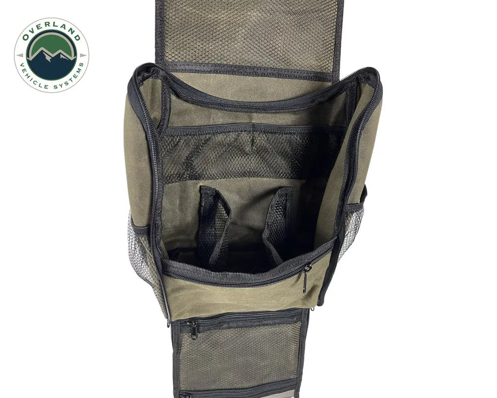 OVS Overnight w/ Handles & Straps- Waxed Canvas
