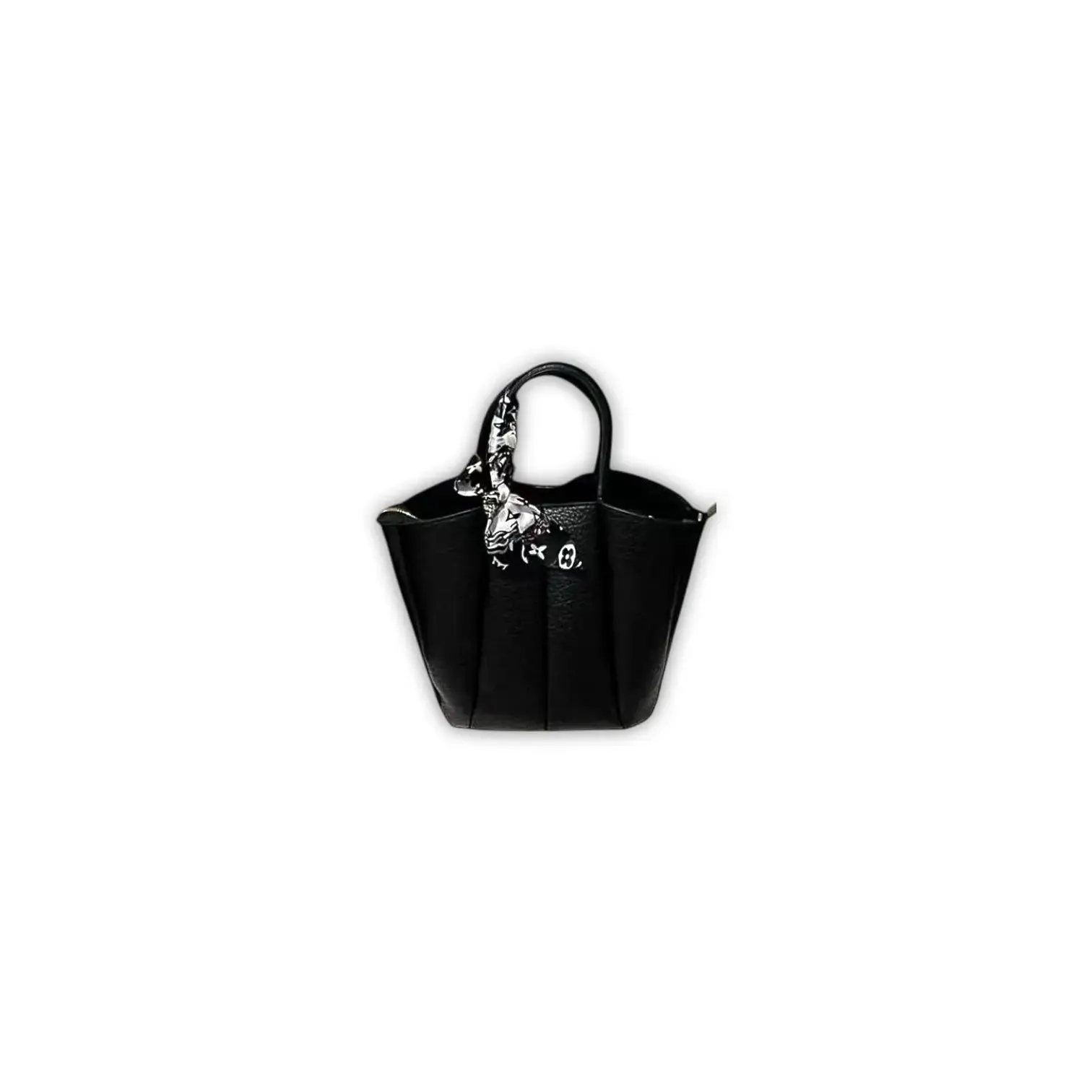 Oyalah Mini Bucket Tote Bag with Scarf