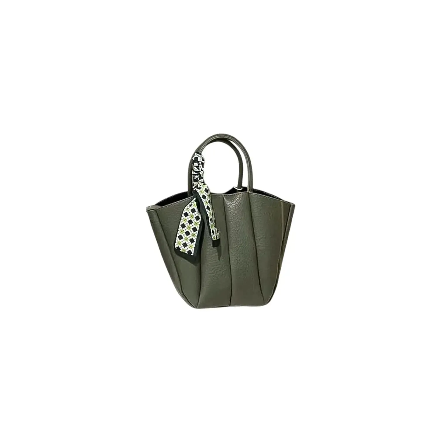 Oyalah Mini Bucket Tote Bag with Scarf