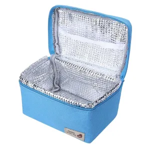 Portable Food Picnic Cooler Box bag Black Insulated
