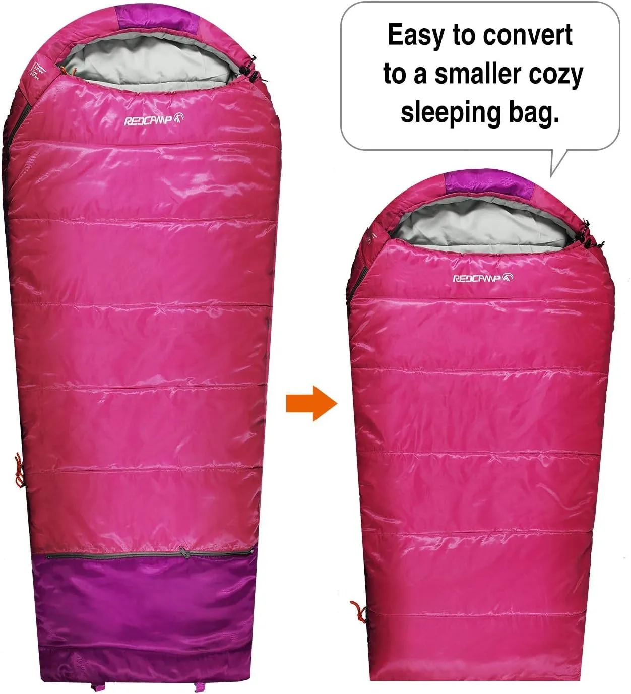 REDCAMP Kids Mummy Sleeping Bag: Versatile Camping Essential