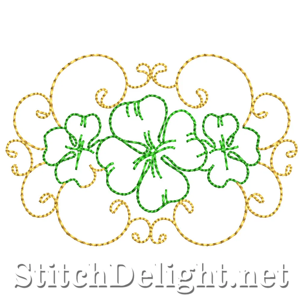 SD0697 Lucky Clover Corners