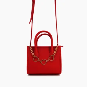 Valentina Heart Chain Crossbody Bag