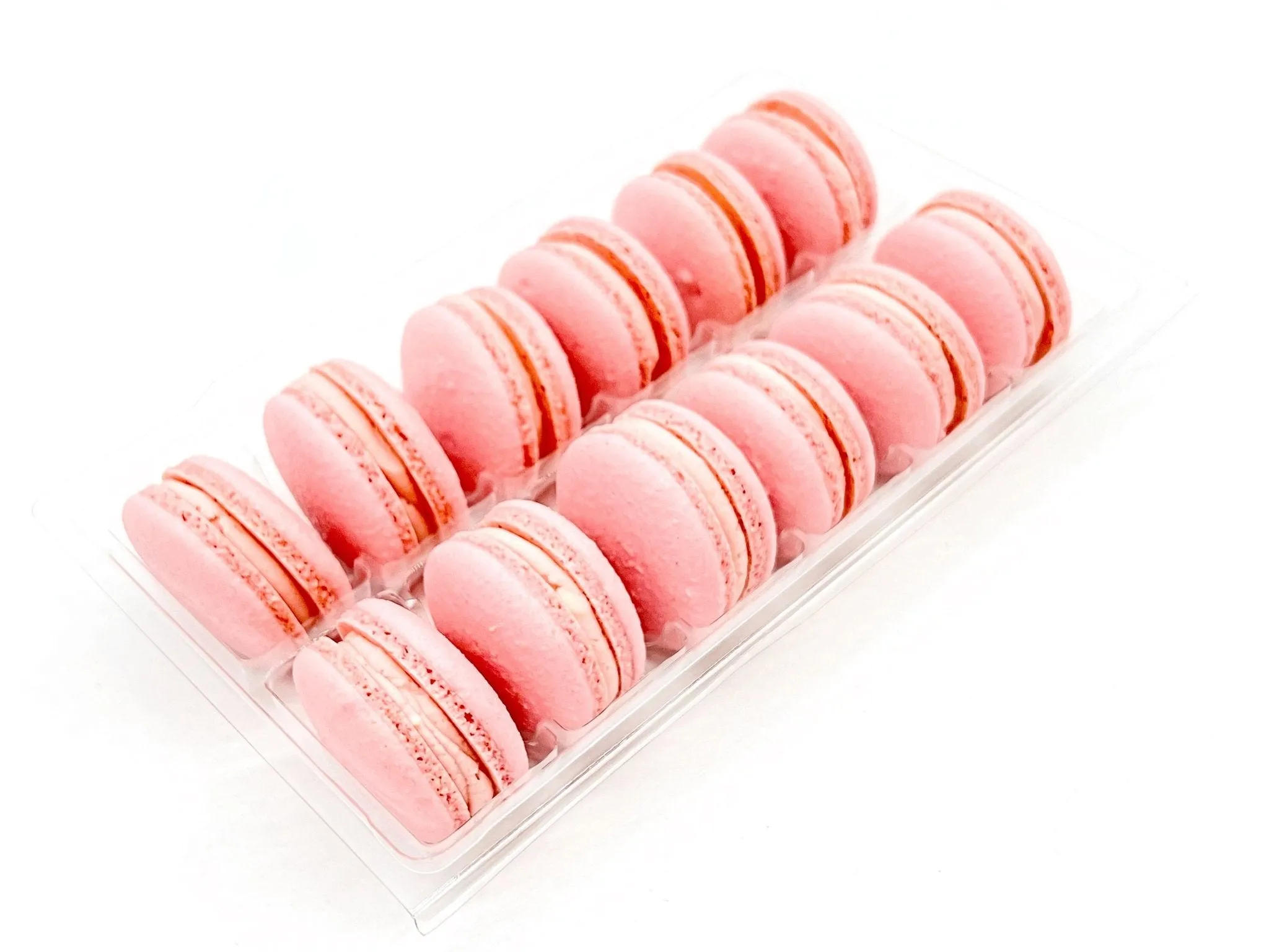 Vegan Rose Raspberry Macarons