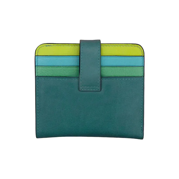 Wallet Small Bifold Serenity Multi Leather RFID Blocking 7301