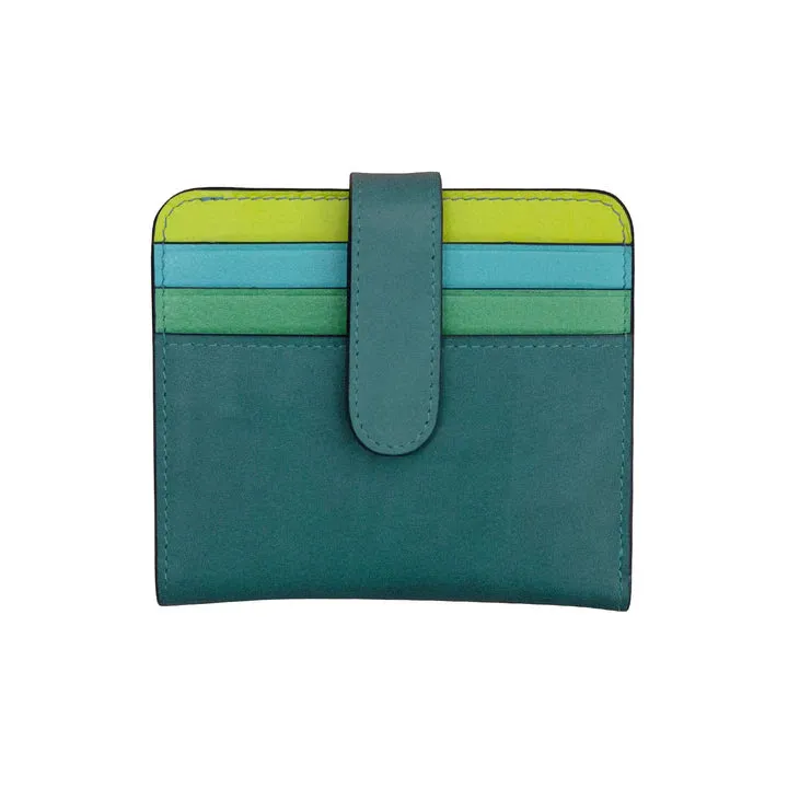 Wallet Small Bifold Serenity Multi Leather RFID Blocking 7301
